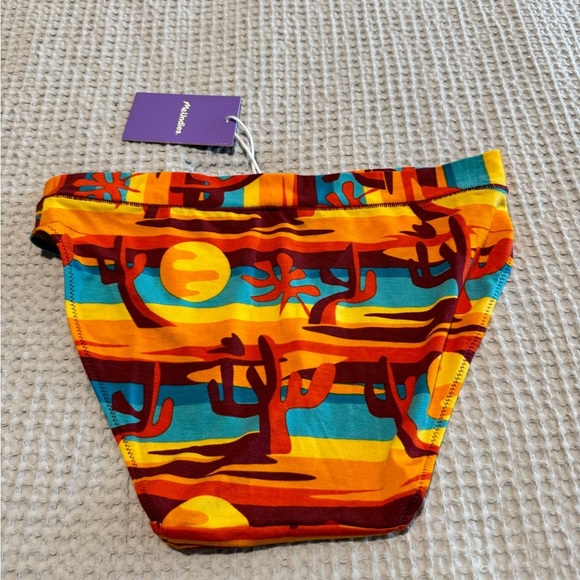 NEW MeUndies Womens FeelFree Hipster Panties Desert Sun Print Size Small NWT - Picture 3 of 5